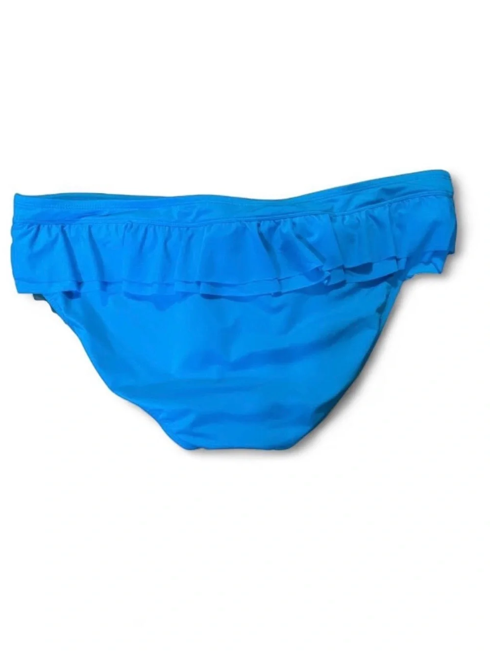 Kenneth Cole Reaction Swim Bottom Sz XL Flounce Bright Turquoise Beach/Pool Wear